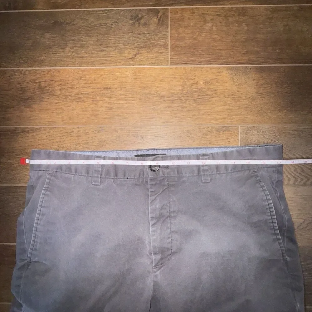 BANANA REPUBLIC FULTON CHINO PANT Skinny Fit Gray 34 x 34 Pants